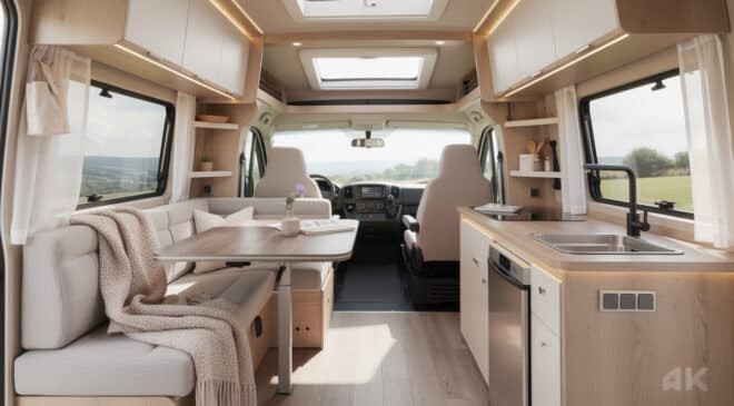 découvrez nos astuces pour optimiser l'agencement et le confort de votre camping-car, afin de créer un espace intérieur fonctionnel et agréable pour vos voyages.