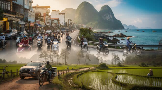 découvrez les meilleures options de véhicules pour explorer le vietnam et profitez d'un voyage inoubliable à travers ses paysages magnifiques.