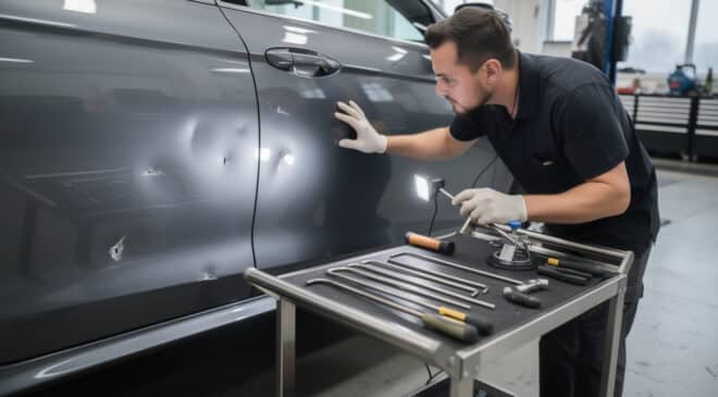 découvrez combien coûte la réparation des bosses sur votre véhicule et obtenez des conseils pour économiser sur les frais de carrosserie.